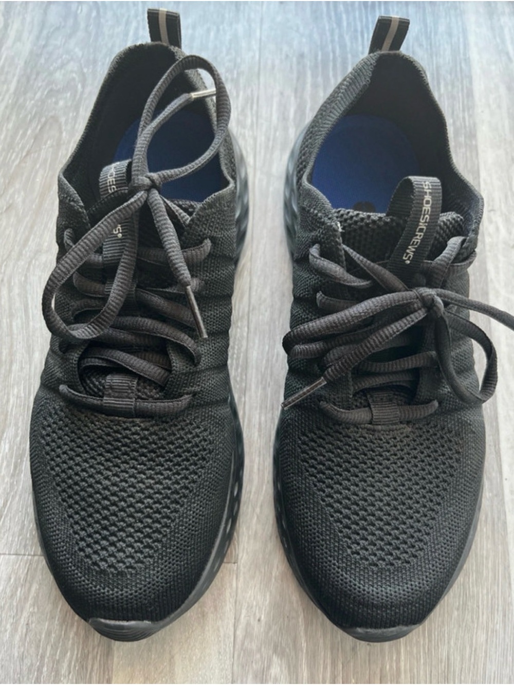 Shoes For Crews Black Athletic Slip-Resistant Sneakers